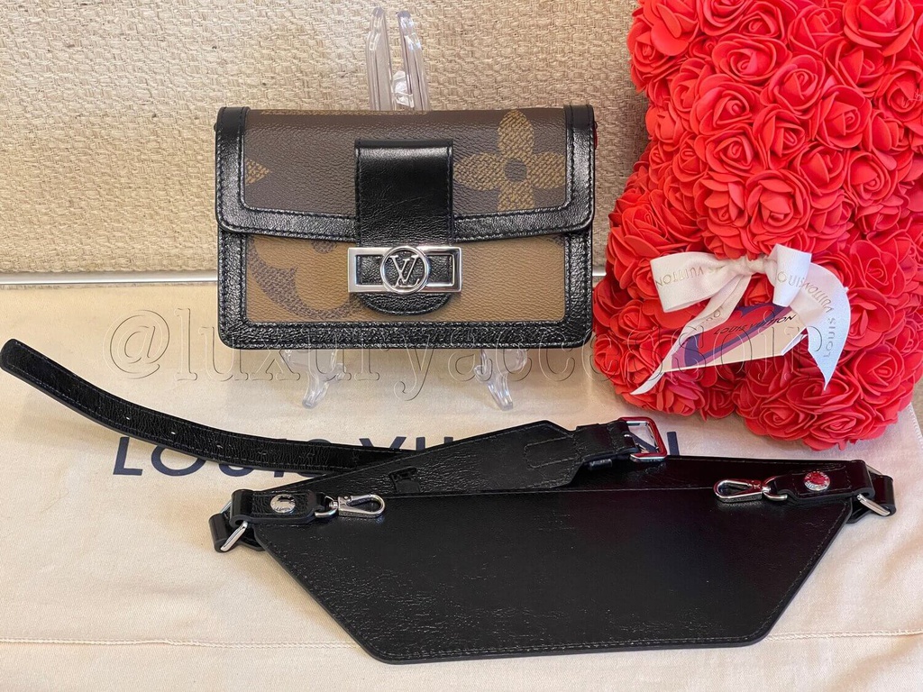 100 Original Louis Vuitton Dauphine beltbag bumbag Reverse